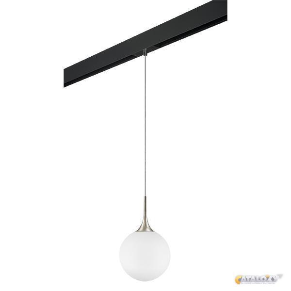 PRO813033 Светильник д - 1-фазн трека GLOBO 1х40W E14 ШАМПАНЬ - БЕЛЫЙ - ЧЕРНЫЙ