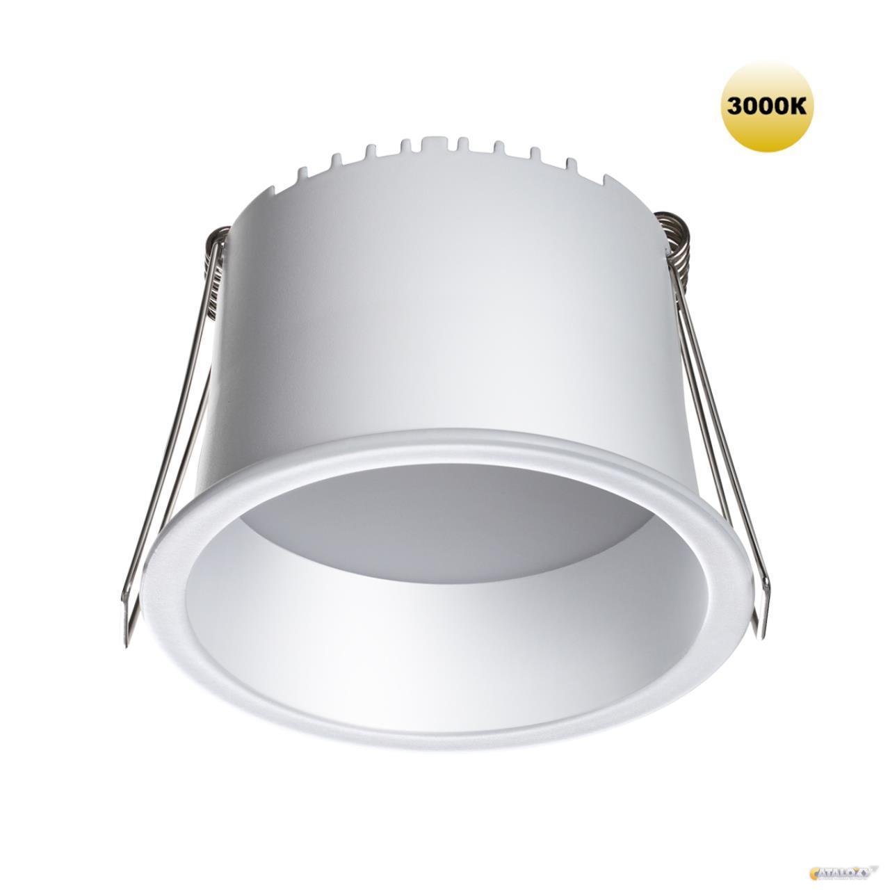 359234 SPOT NT23 000 белый Светильник встраиваемый светодиодный IP20 LED 9W 220V