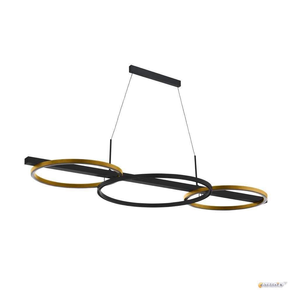 390087 Подвесной потолочный светильник (люстра) LANACERA, LED 2Х12,5W, 3600lm, L