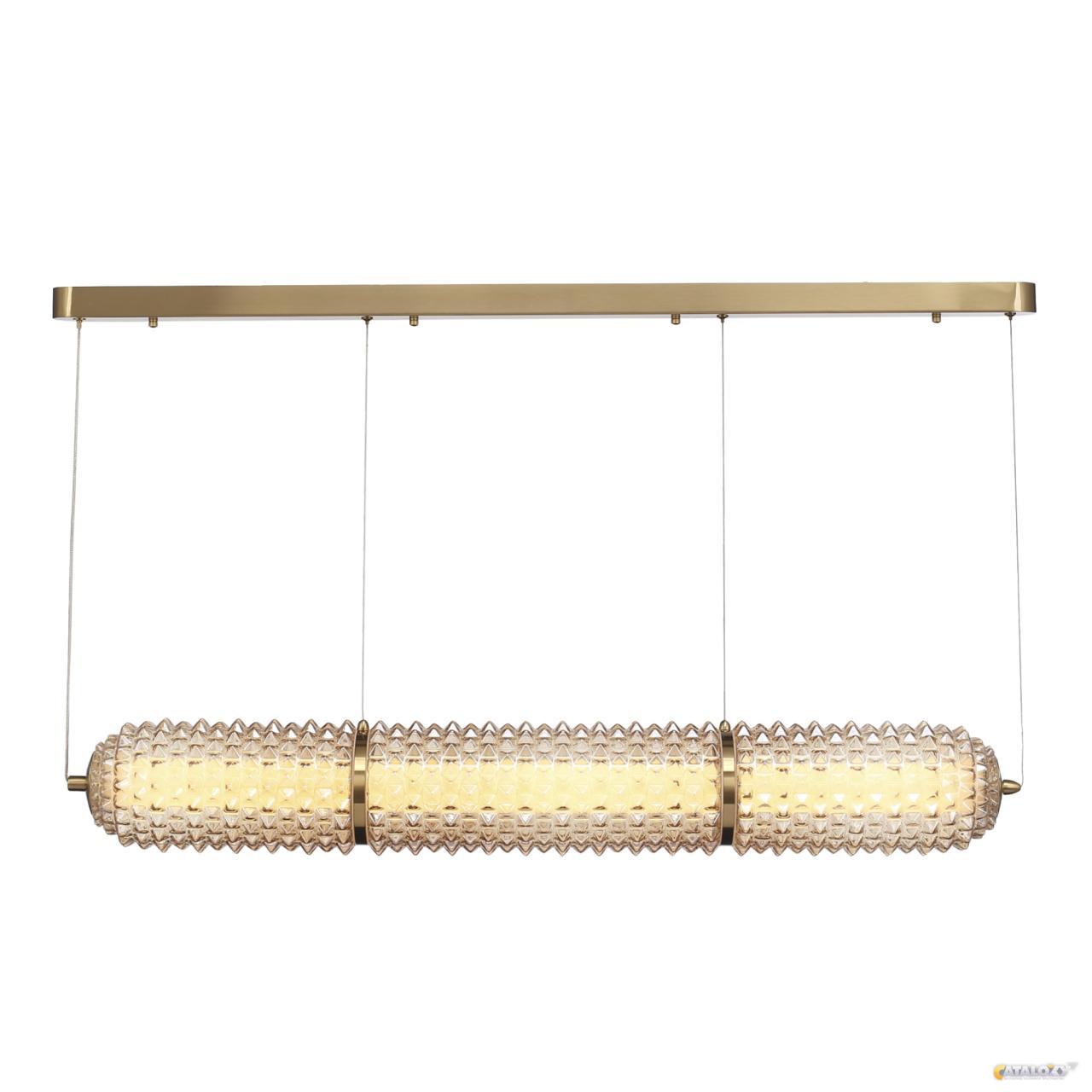 SL6144.313.01 Светильник подвесной ST-Luce латунь/Шампань LED 1*37W 4000K SAGUAR