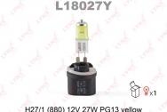 Лампа H27W1 12V PG13 YELLOW LYNXauto L18027Y