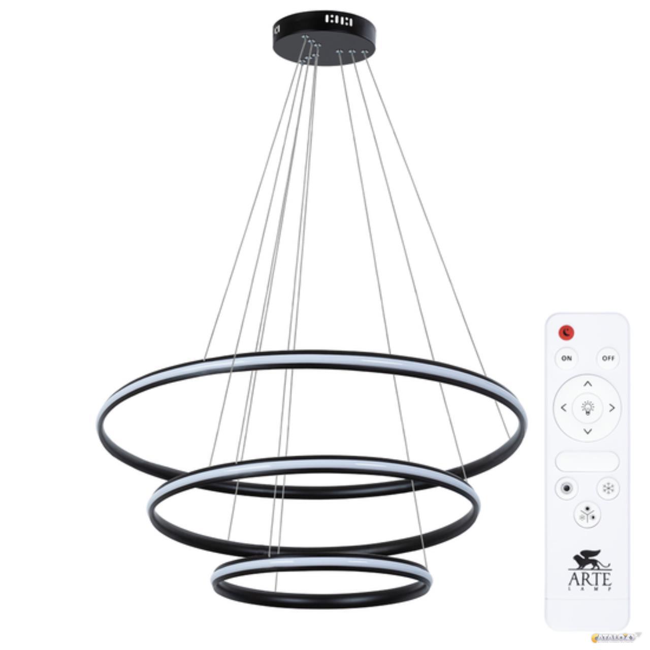 Подвесной светильник Arte Lamp MERIDIANA A2198SP-3BK