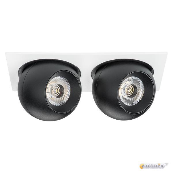 i5267272 Светильник INTERO LED 9W*2 850LM*2 24G БЕЛЫЙ/ЧЕРНЫЙ 3000K (217526+21707